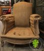 original antique oak arm chair