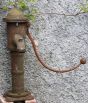 Vintage cast iron water pump