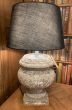 Pair of antique Marble stone lamps (circa 1800)