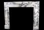Bolection Italian marble fireplace