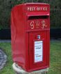 Cast iron Royal Mail post box