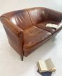 Vintage 2 seater leather sofa