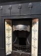 Original Art Nouveau tiled fireplace
