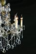 Vintage crystal chandeliers