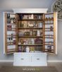 Traditional freestanding kitchen pantry