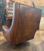 Vintage leather Danish Armchair