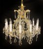 Pair of restored vintage Marie Teresa chandeliers