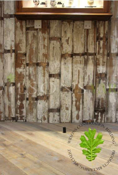 Job Lot 53M2 of Original Face Georgian Beaded Wallboard