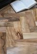 Old wood block flooring
