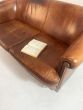Vintage 2 seater leather sofa