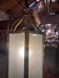 Edwardian polished brass hall lantern