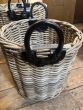 Hand crafted and hand woven log baskets . Indoor use only