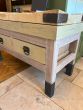 Large antique butchers block