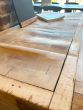 Large antique butchers block