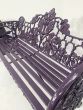 Cast iron garden bench