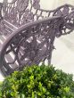 Vintage style cast iron garden bench