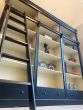Extra large period style bookcase with ladder bar