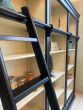 Extra large period style bookcase with ladder bar