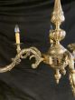 Restored French foliate chandelier 