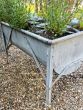 Galvanised garden tank planter