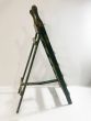 Edwardian green wooden step ladders (Decorative use only)
