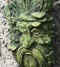 ecorative green man wall plaque