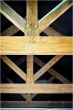 Antique Pine King Post Truss