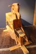 Rustic Decorative Wooden Rocking Horse