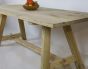 Trestle Table in Reclaimed / Salvaged Timber