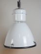Large Eastern Block Industrial Lights – White