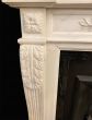 Handmade Empire style fire surround Italian marble