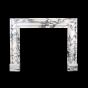 Vintage style marble fireplace surround