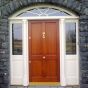 4 Panel door with screen and fanlight