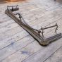Vintage fireplace brass fender