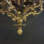 Magnificent vintage cast bronze lantern