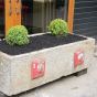 Reclaimed antique stone trough