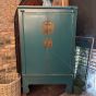 Antique style Shanxi Blue Tall 2 Door Cabinet