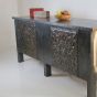 Vintage decorative zinc topped bar counter