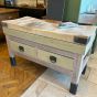 Large antique butchers block