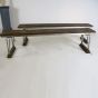 Reclaimed wooden benches