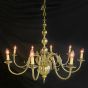 Impressive large Georgian styled Brass chandelier