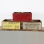 Vintage display boxes