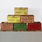 Vintage kitchen display boxes