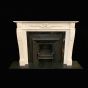 Handmade Empire style fire surround Italian marble