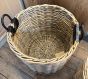 Hand crafted and hand woven log baskets . Indoor use only