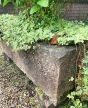 Large 19th century stone trough nicely weathered
