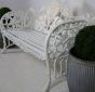 Cast iron Coalbrookdale style garden bench