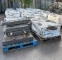 Superb batch of reclaimed original dark granite kerb stones