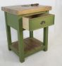Vintage green butchers block