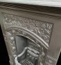 Vintage cast iron fireplace 